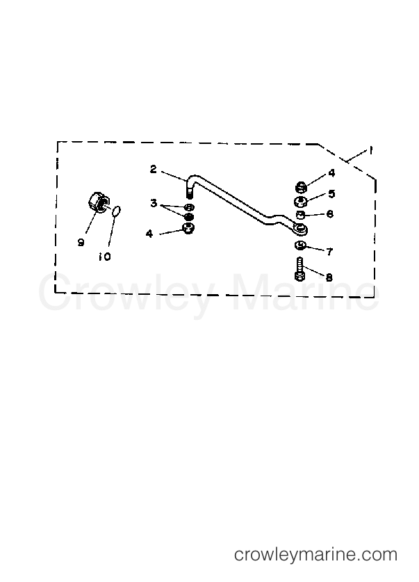 Yamaha Motors C55ELRP - STEERING GUIDE ATTACHMENT
