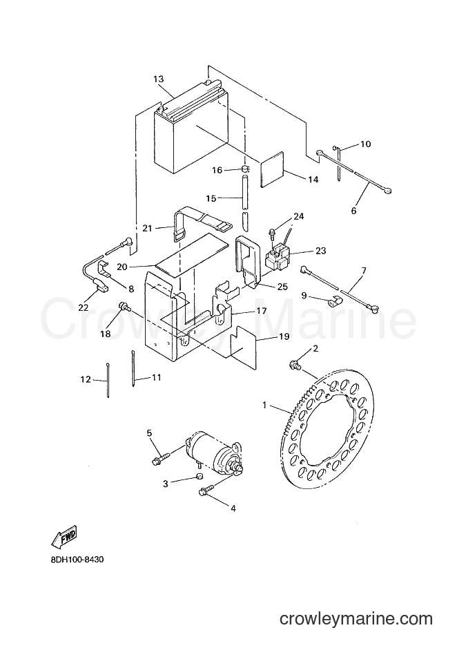 Yamaha Motors VX700XZ (8DH1) [020] - ELECTRICAL 2