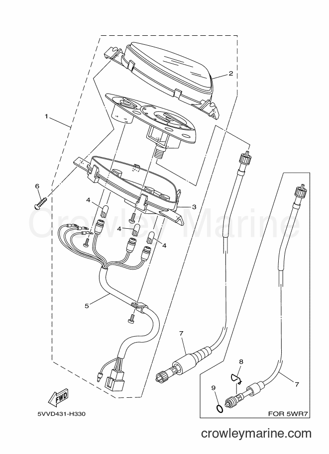 Yamaha Motors AL115 (5WR7) [010] - METER