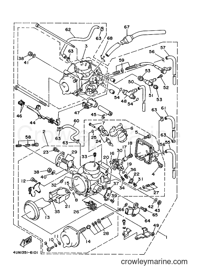 Yamaha Motors TRX850 (4UN1) [060] - CARBURETOR