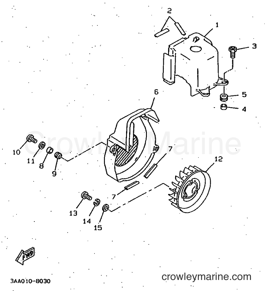 Yamaha Motors CW50 (4VV9) [999] - AIR SHROUD & FAN