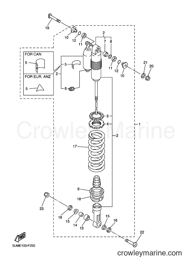 2007 Dirt Bike WR250F - WR250F (5UMF) [010] - REAR SUSPENSION