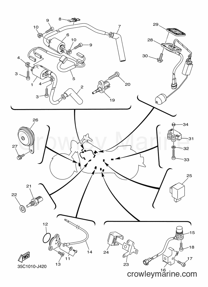 Yamaha Motors XVS400C (35CB) [010] - ELECTRICAL 2