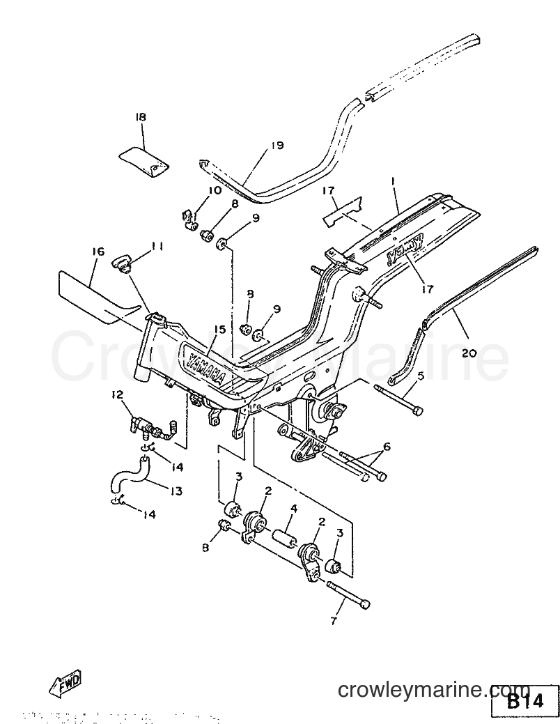 1986 Scooter ME50 - ME50 (1TM) [999] - BASTIDOR