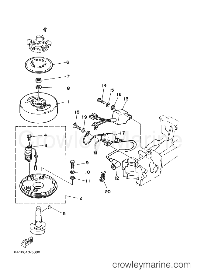Yamaha Motors 2B (6A1) [030] - GENERATOR
