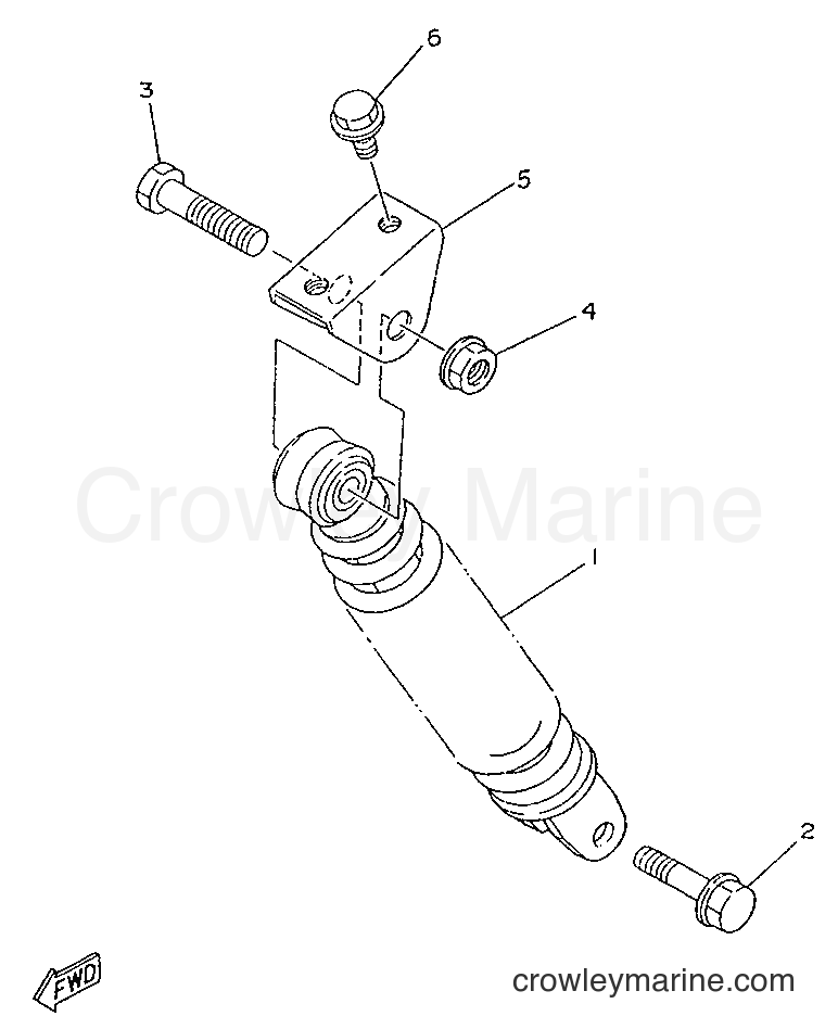 1996 Scooter YA50F - YA50F (4SN2) [999] - REAR SUSPENSION