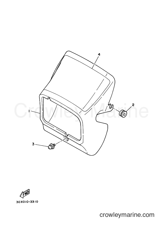 1988 Dirt Bike XT125 - XT125 (2YE1) [99A] - COWLING 1