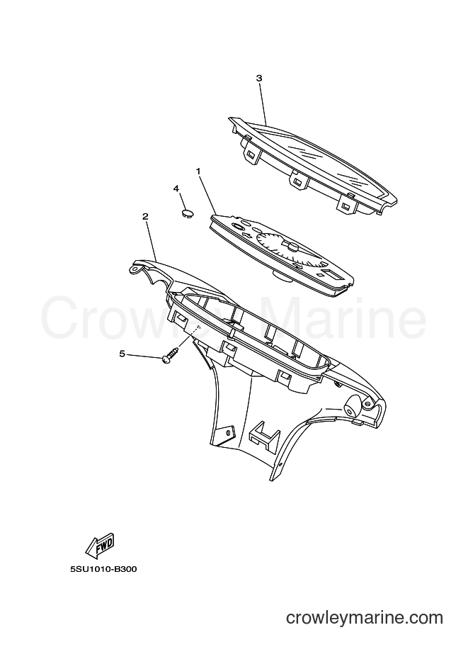 2003 Scooter CV50A - CV50A (5SU2) [010] - メータ