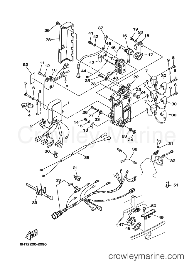 Yamaha Motors 80A (6H01) [020] - ELECTRICAL