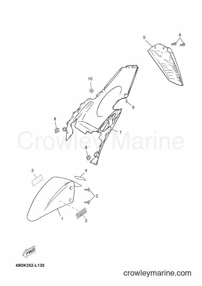 Yamaha Motors CS50M (2ADG) [010] - FENDER
