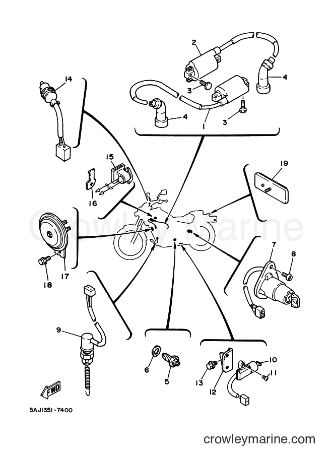 Yamaha Motors XV125S (5AJF) [020] - ELECTRICAL 2