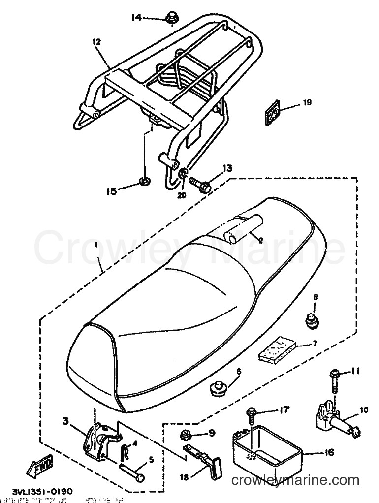 1994 Scooter CW50 - CW50 (3WV5) [999] - SEAT