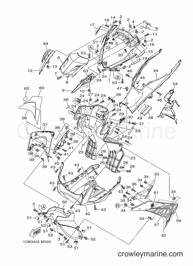 2013 Scooter AT125FC - AT125FC (1DB5) [010] - LEG SHIELD 3