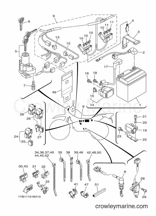 2019 Dirt Bike XT250 - XT250 (B1U3) [010] - ELECTRICAL 1