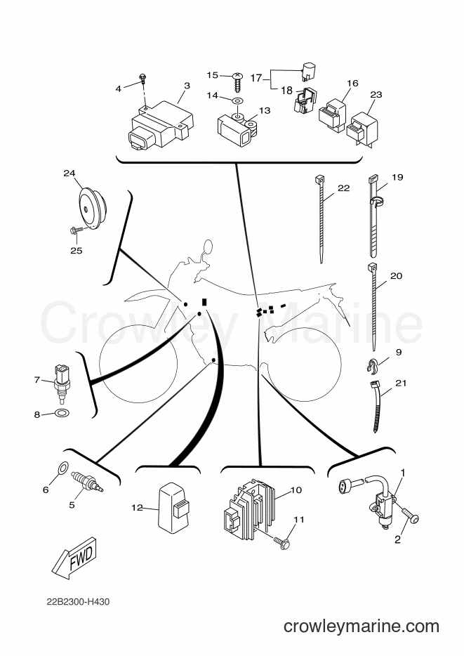 2013 Dirt Bike WR125X - WR125X (22B8) [080] - ELECTRICAL 2