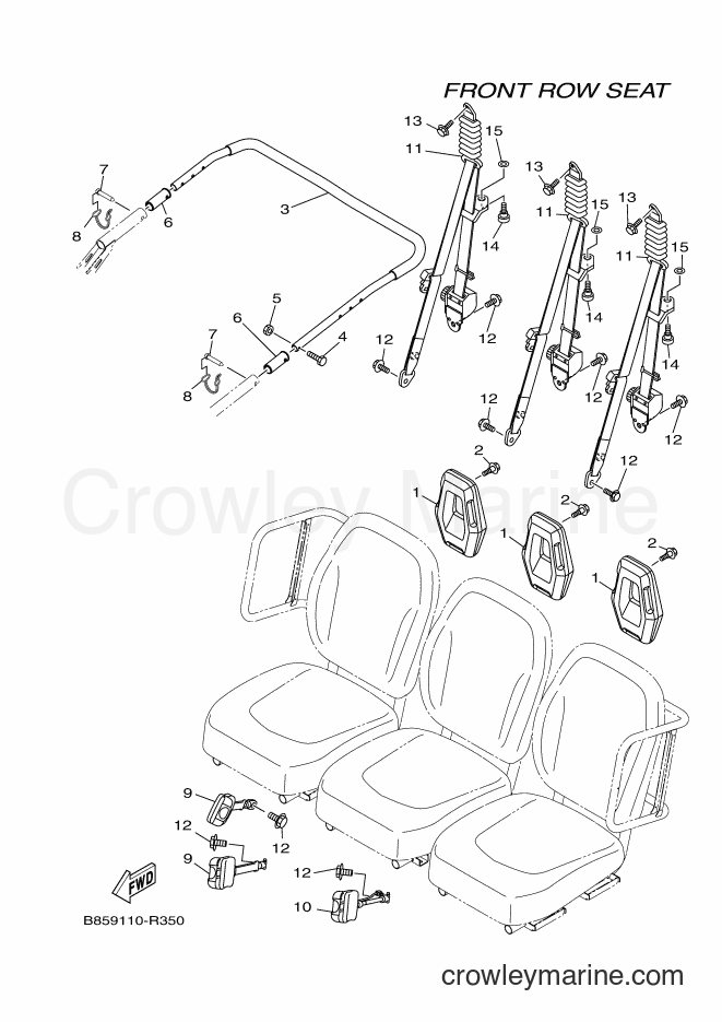 Yamaha Motors YXC700E (B85E) [010] - SEAT 2