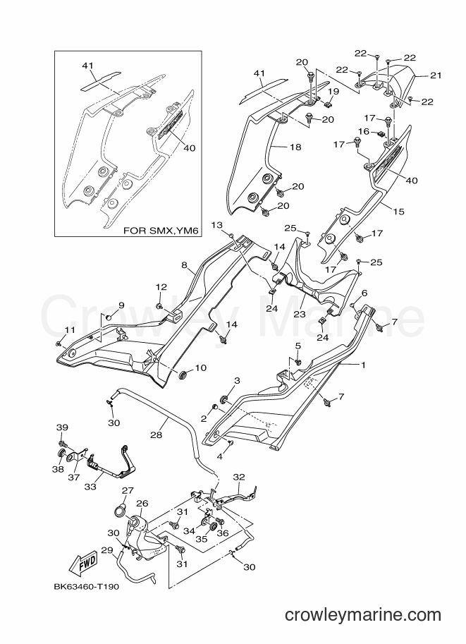 2018 Sport Bike YZF155 - YZF155 (BK63) [010] - SIDE COVER