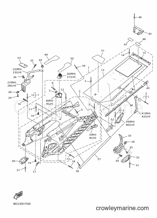 Yamaha Motors SRV10MS (8KS2) [010] - FRAME 2