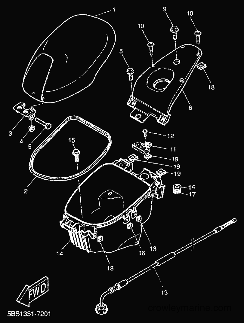 1999 Scooter YQ50L - YQ50L (5KH5) [010] - SEAT & CARRIER
