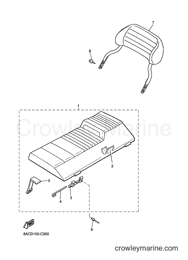 Yamaha Motors VK540E (8ACP) [010] - SEAT