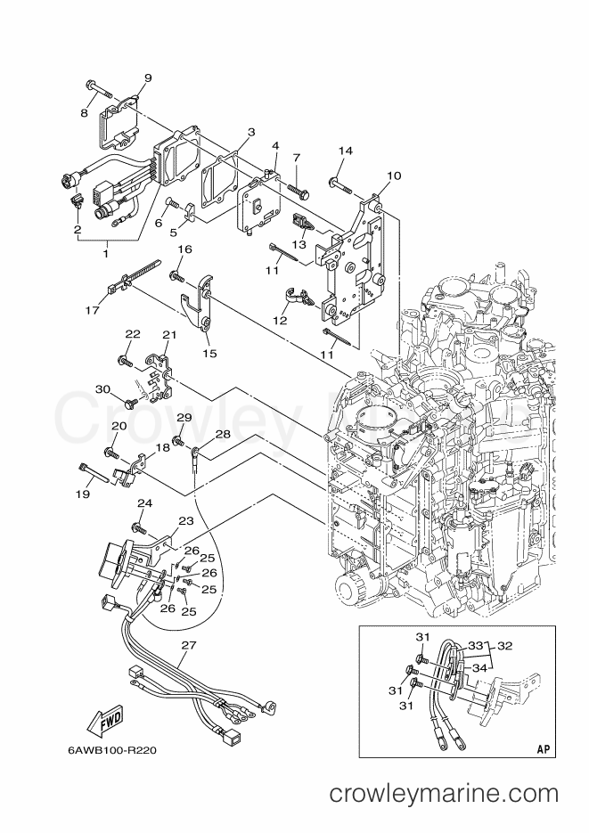 Yamaha Motors LF350CC (6AXB) [260] - ELECTRICAL 4