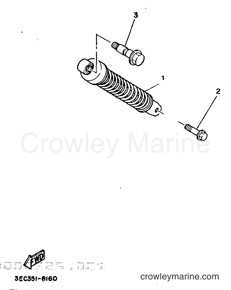 1988 Scooter CH50 - CH50 (3EC2) [999] - REAR SUSPENSION