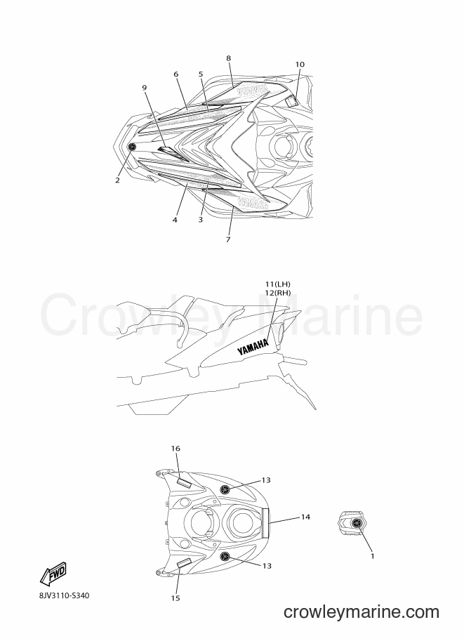 2017 Snowmobile RS10SUV - RS10SUV (8JV3) [020] - EMBLEM