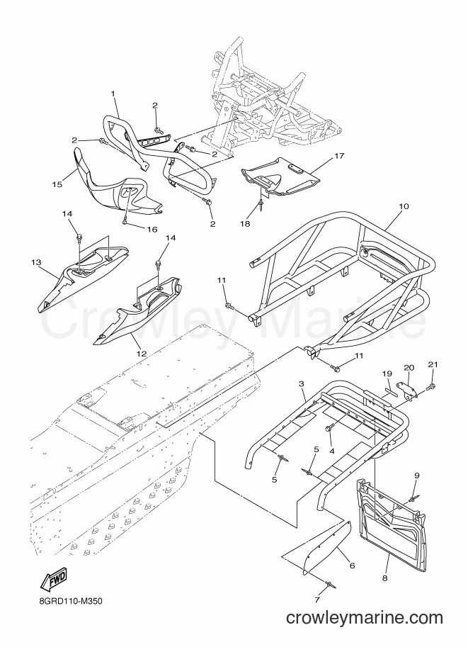 2013 Snowmobile RPZ50MP - RPZ50MP (8GRD) [020] - BUMPER