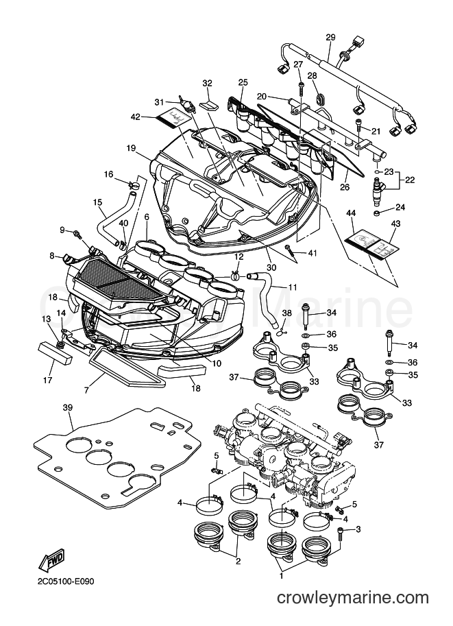 2006 Sport Bike YZF-R6 - YZF-R6 (2C07) [010] - INTAKE
