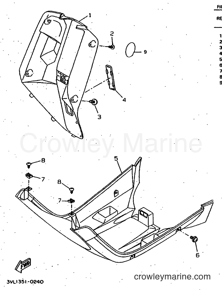 1997 Scooter CW50 - CW50 (4VV7) [999] - LEG SHIELD