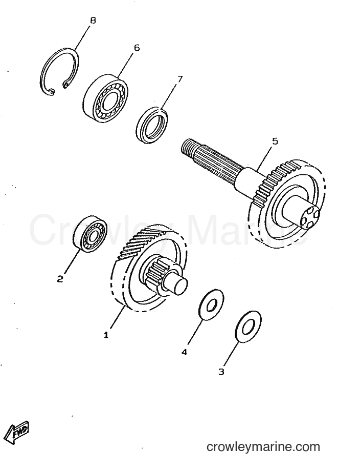 1998 Scooter CW50 - CW50 (4RW3) [010] - TRANSMISSION