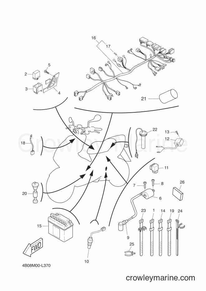 Yamaha Motors YQ50L (4B08) [010] - ELECTRICAL 2