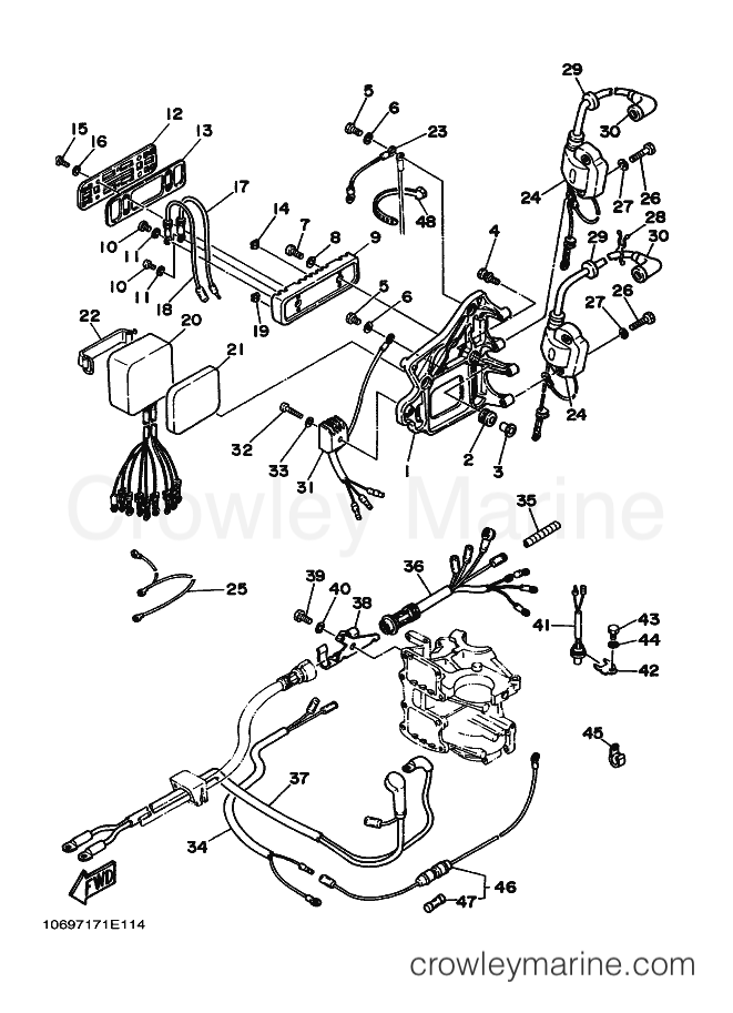 Yamaha Motors 55B (697) [030] - ELECTRICAL