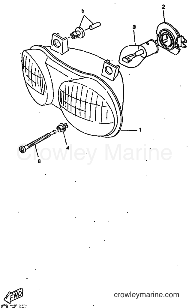 1998 Scooter CW50RS - CW50RS (4TDJ) [999] - HEADLIGHT