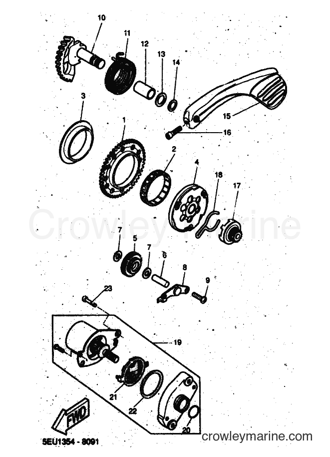 Yamaha Motors YH50 (5PF2) [010] - STARTER