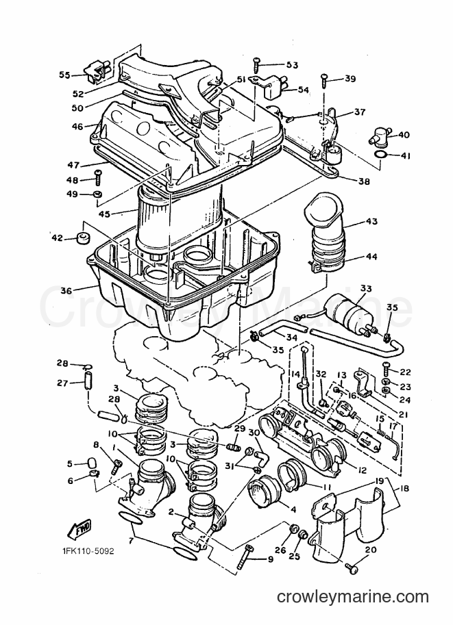 Yamaha Motors VMX12 (3JPR) [010] - INTAKE