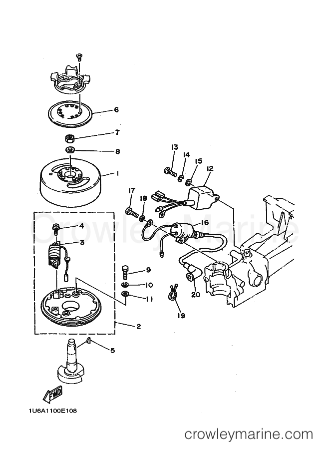 Yamaha Motors 2B (6A10) [030] - GENERATOR