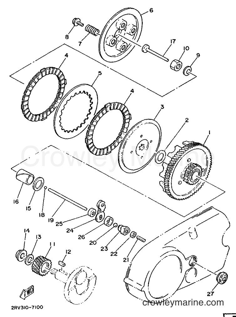 Yamaha Motors FS1 (2RT) [999] - CLUTCH