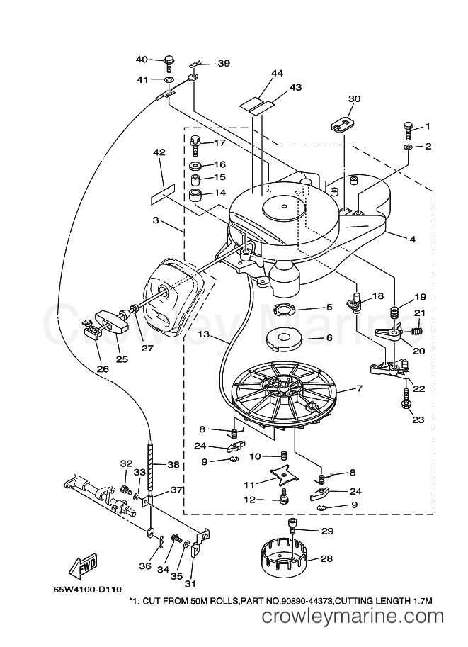 Yamaha Motors F25MLHF (65W7) [190] - STARTER