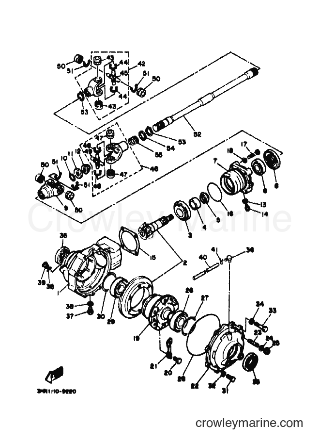 Yamaha Motors YFB250FW (4KD2) [010] - FRONT DIFFERENTIAL