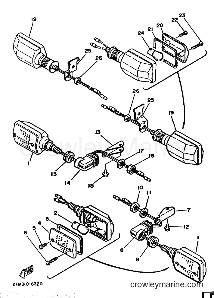 1986 Scooter T80 - T80 (2FL) [999] - FLASHER LIGHT
