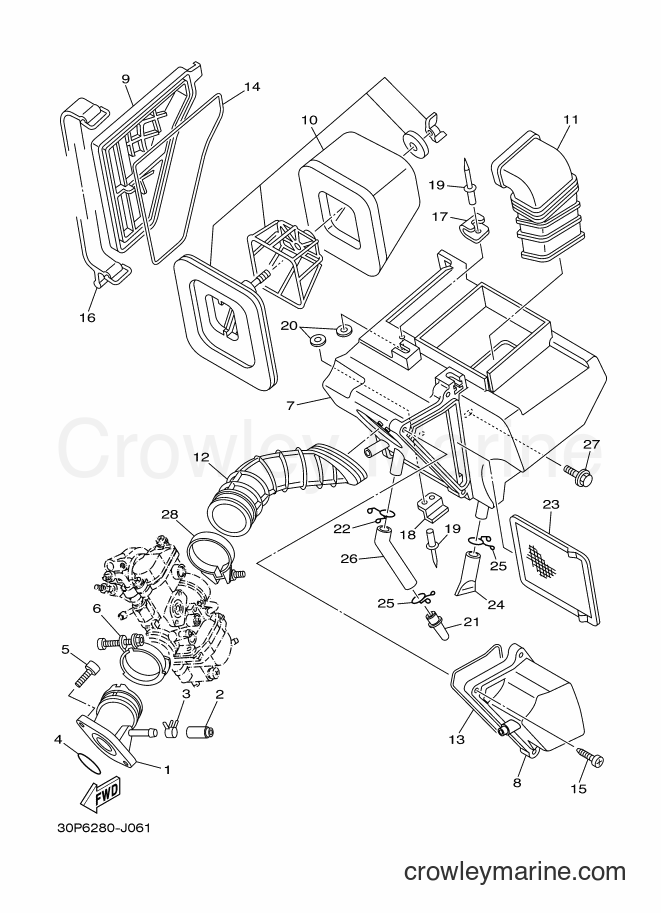 2015 Dirt Bike TT-R125LWE - TT-R125LWE (2PT5) [010] - INTAKE