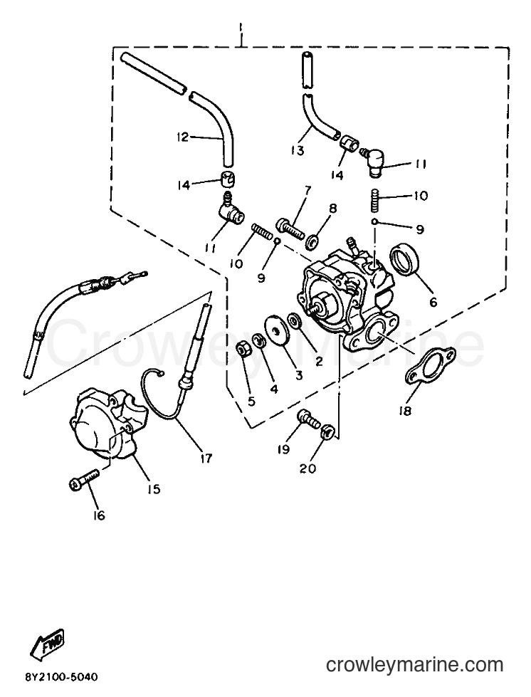 1996 Snowmobile ET340PK - ET340PK (81V) [999] - OIL PUMP
