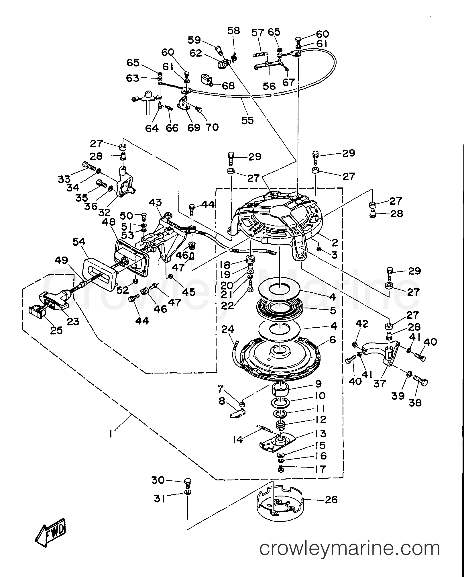 Yamaha Motors E75MLHV - STARTER
