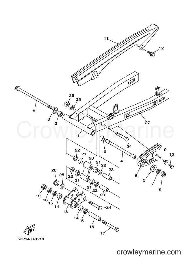 2004 Street Bike SX-4 - SX-4 (5BP2) [010] - REAR ARM