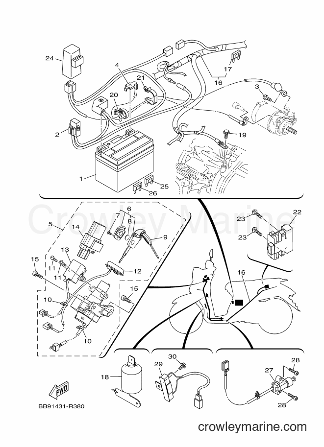 2017 Street Bike LNC125 - LNC125 (BB96) [010] - ELECTRICAL 1