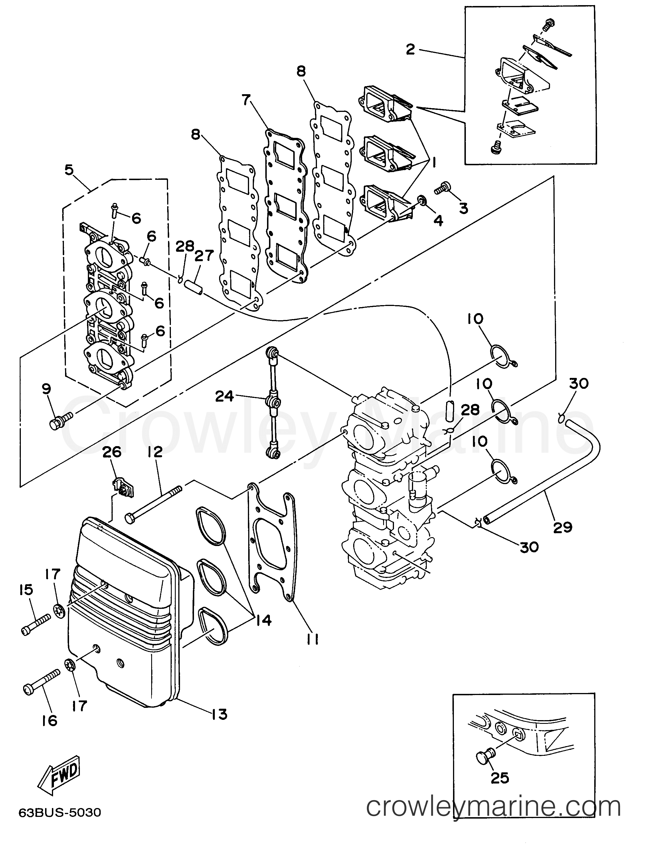 Yamaha Motors C40TLRV - INTAKE
