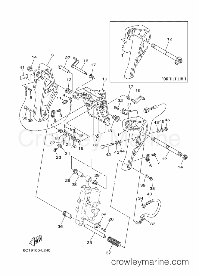 Yamaha Motors F60A (6C59) [280] - BRACKET 1