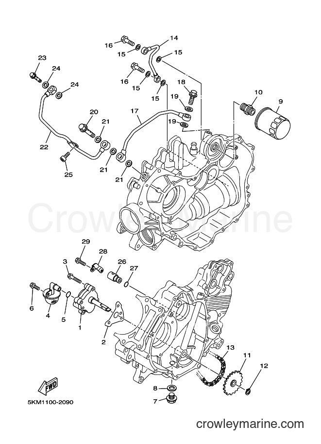 2002 ATV YFM660FWA - YFM660FWA (5KM2) [010] - OIL PUMP