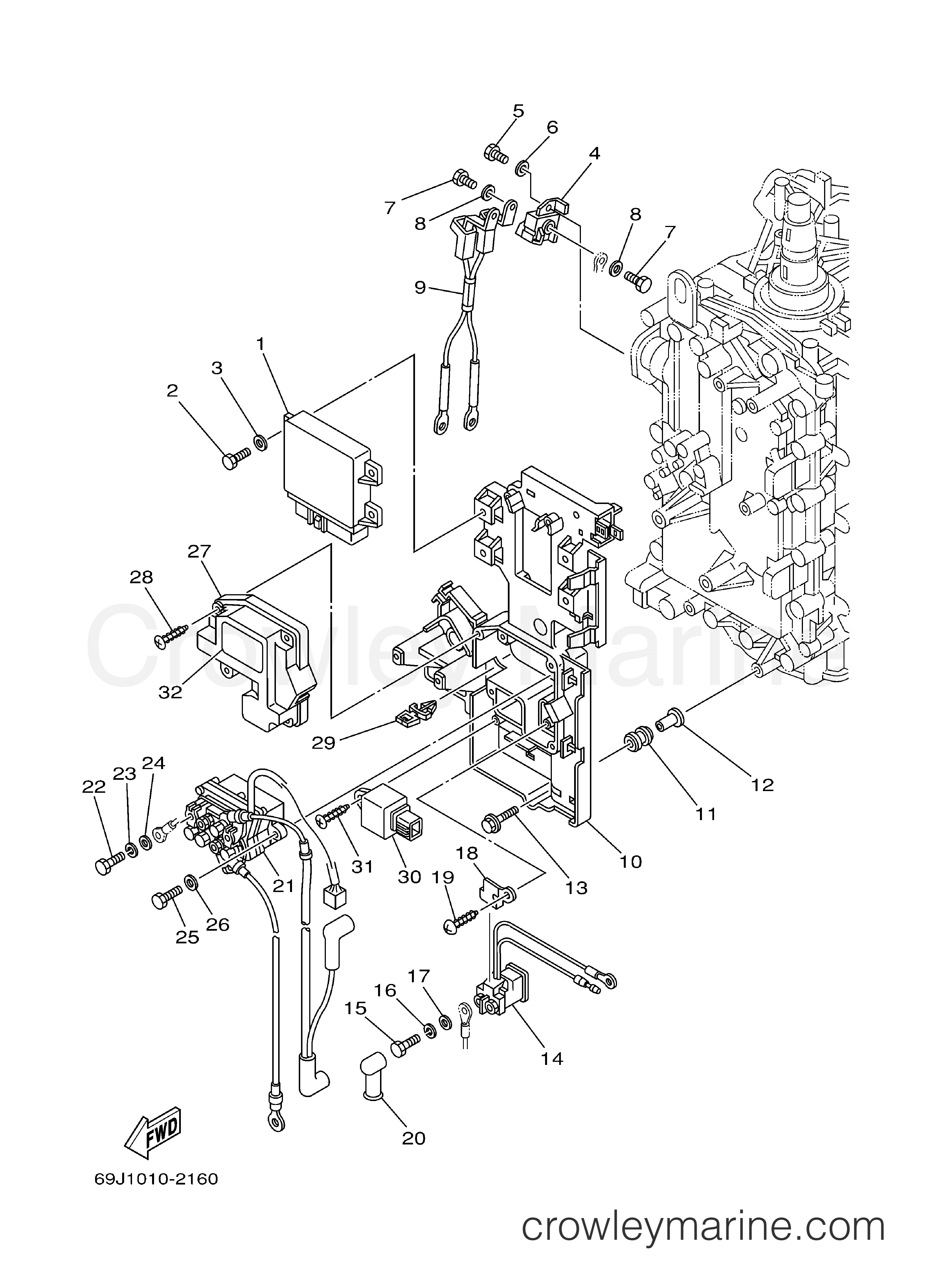 Yamaha Motors LF200TXRB - ELECTRICAL 2